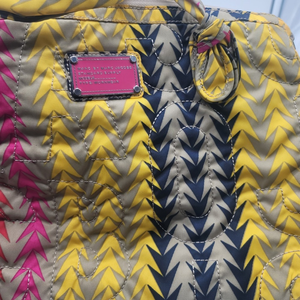 Marc by Marc Jacobs Standard Supply Workwear Quilted Nylon Laptop Bag Tote - Picture 7 of 8